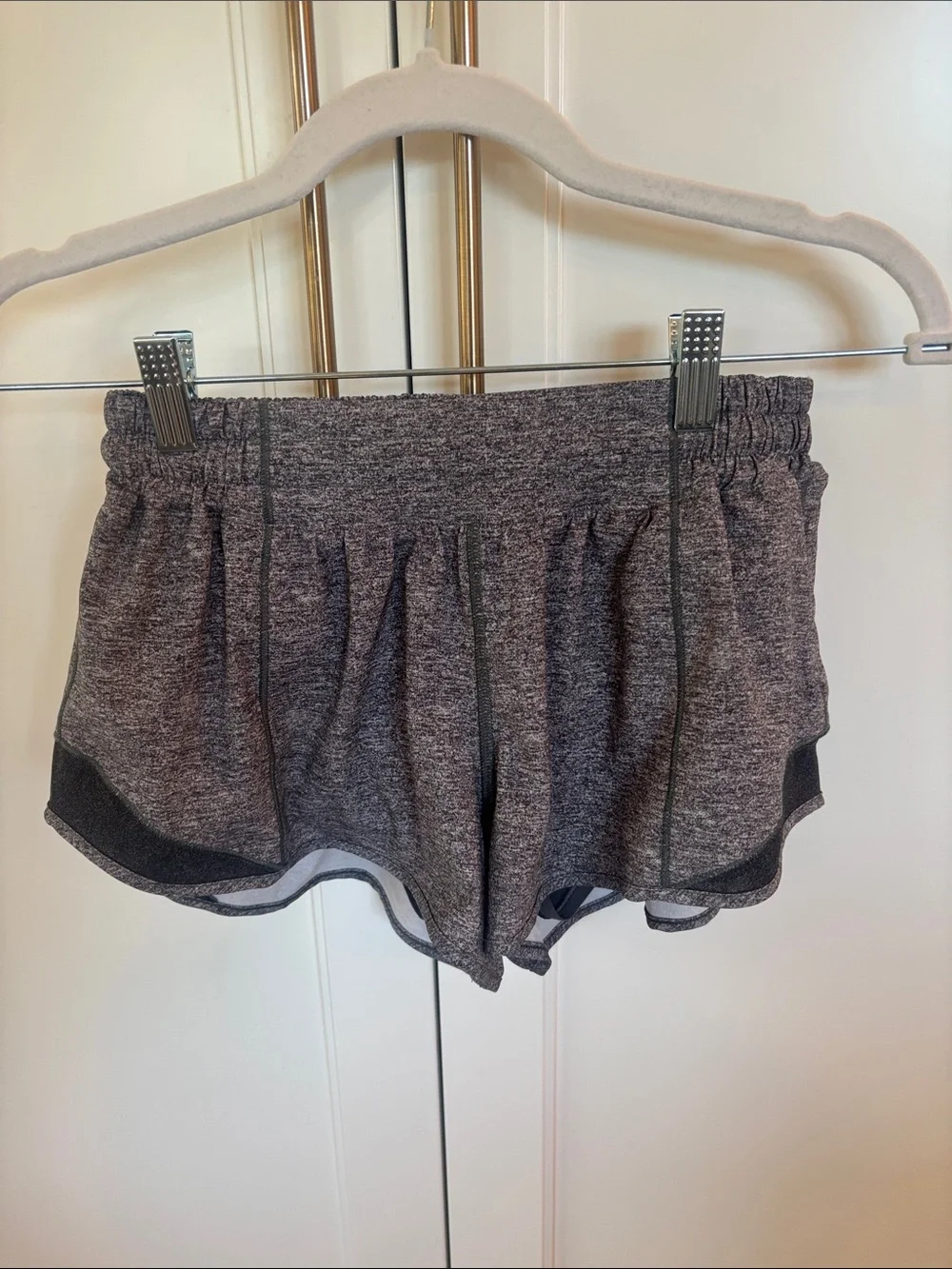 lululemon athletica Gray Heather Running Shorts